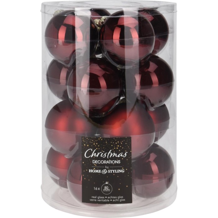 SFERA D8 VETRO BORDEAUX